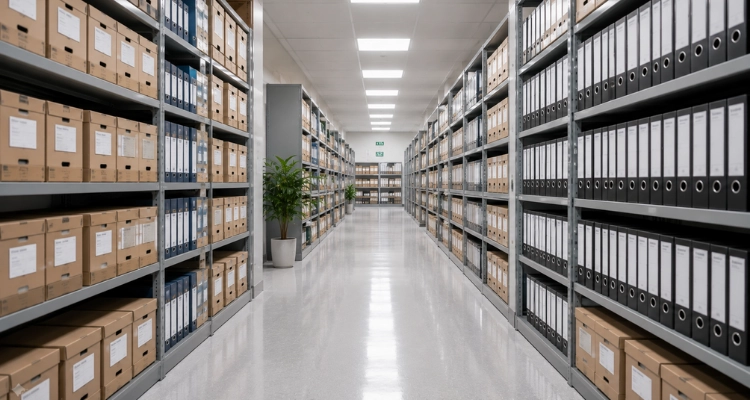 estantería para archivo muerto